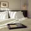 Brown Square Welcome Tray
